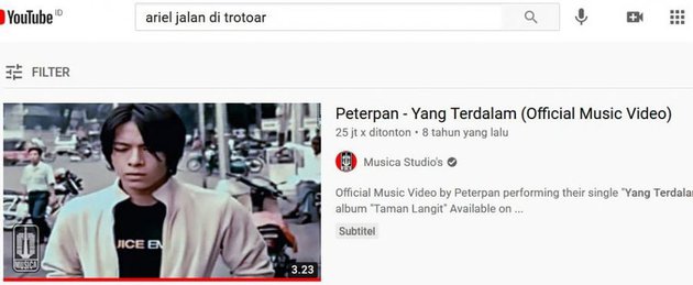 Potret keyword mencari judul lagu peterpan ini bikin kamu ngakak guling-guling